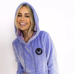Blackmilk Galaxy Melt Fluffy Hoodie Size XS